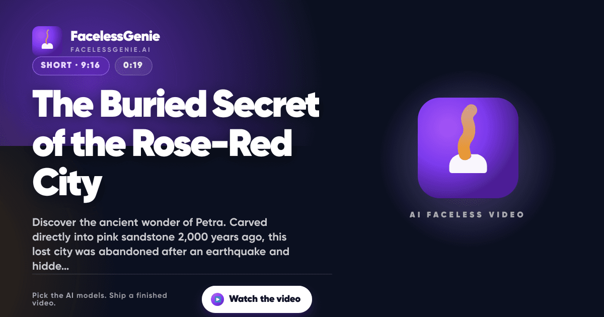 The Buried Secret of the Rose-Red City
