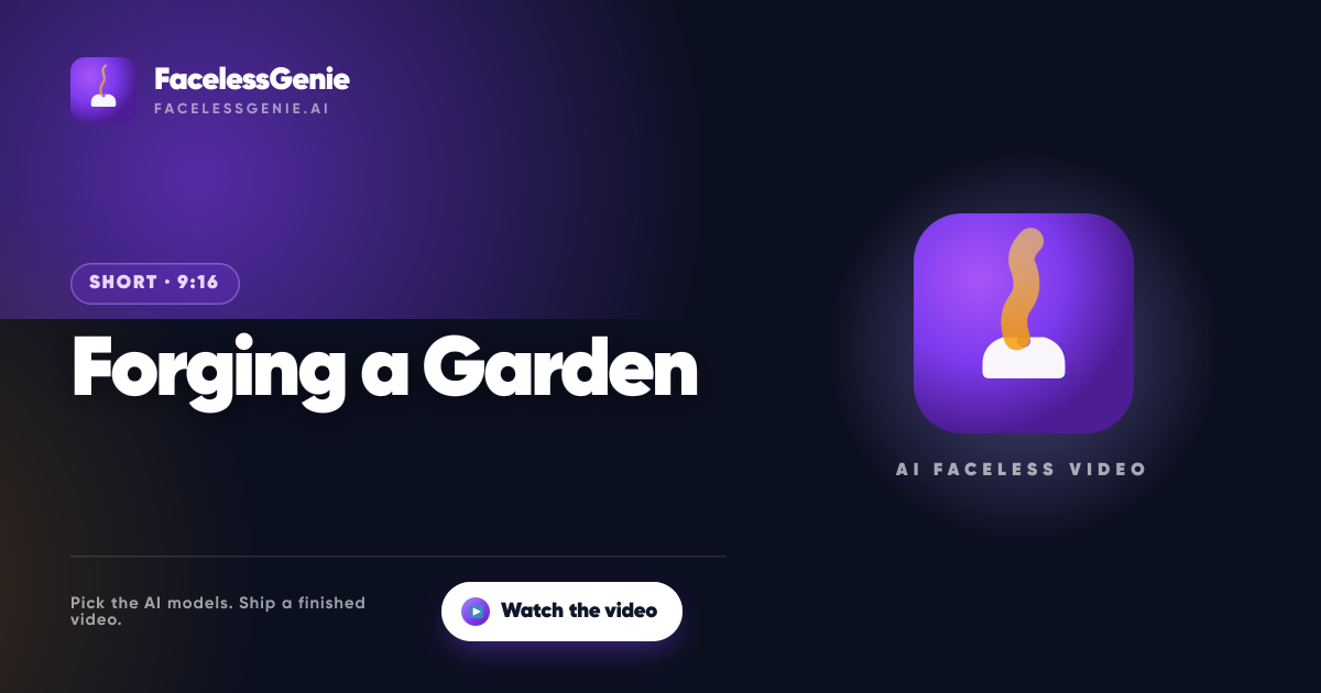 Forging a Garden