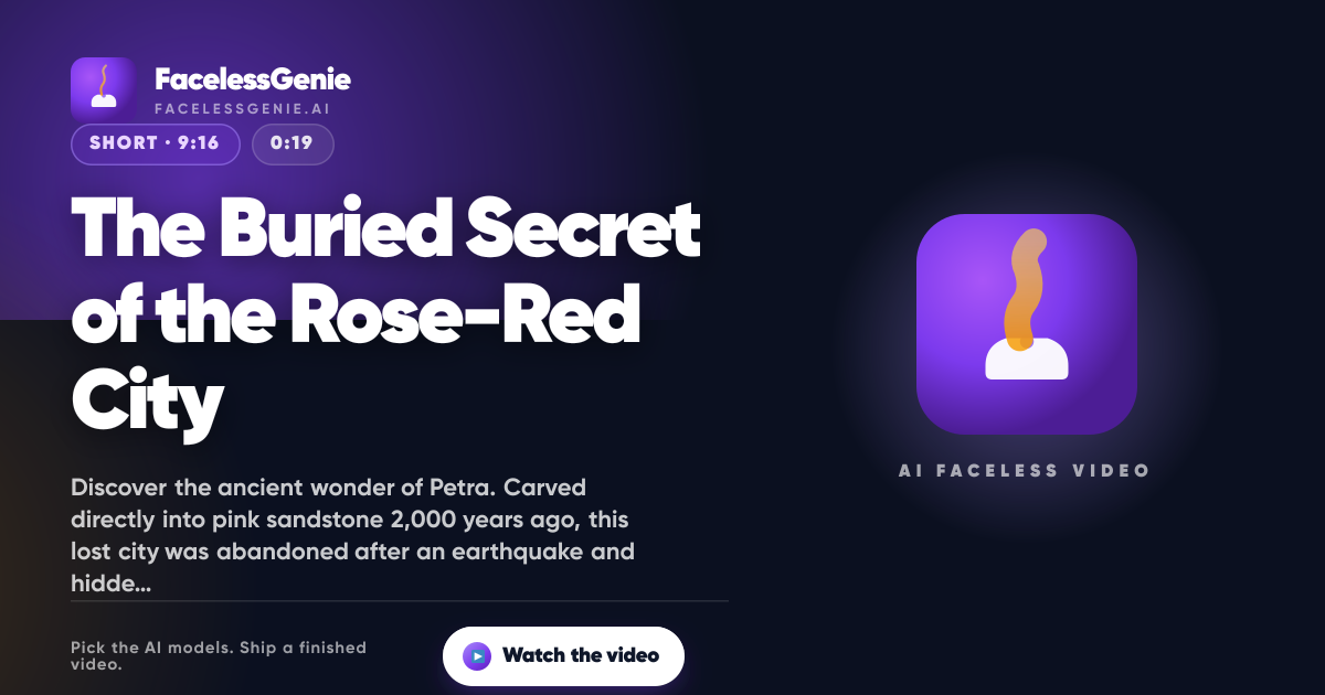 The Buried Secret of the Rose-Red City