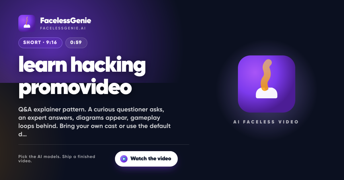 learn hacking promovideo